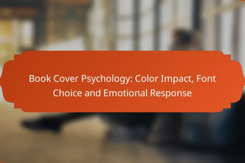 Book Cover Psychology: Color Impact, Font Choice and Emotional Response