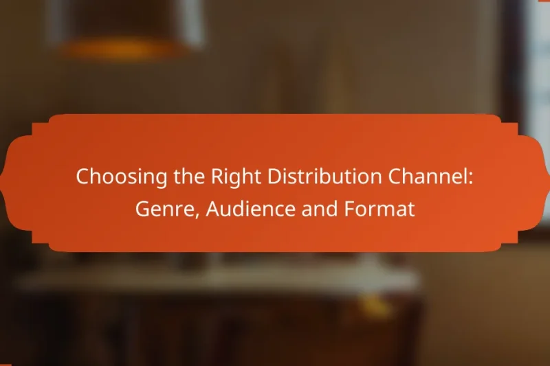 Choosing the Right Distribution Channel: Genre, Audience and Format