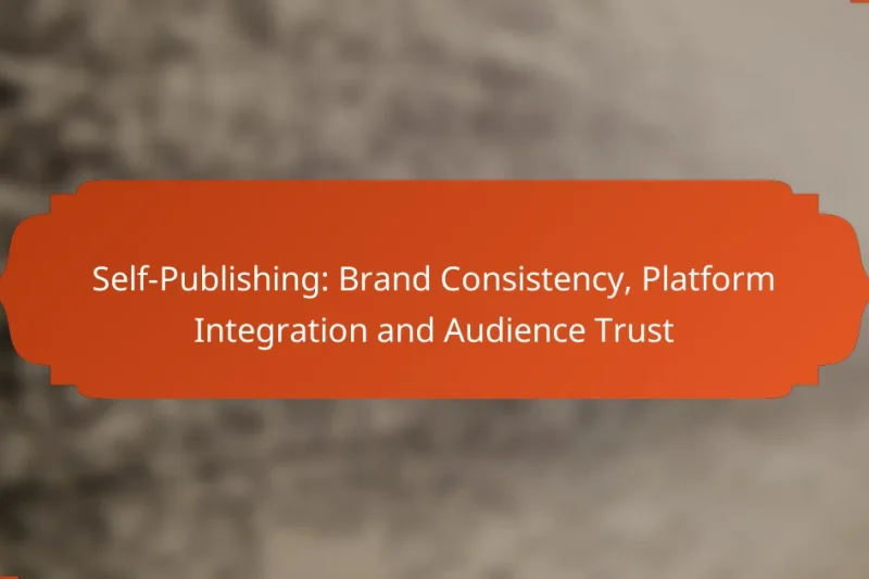 Self-Publishing: Brand Consistency, Platform Integration and Audience Trust