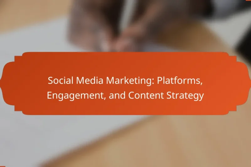 Social Media Marketing: Platforms, Engagement, and Content Strategy