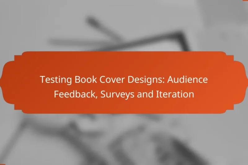 Testing Book Cover Designs: Audience Feedback, Surveys and Iteration